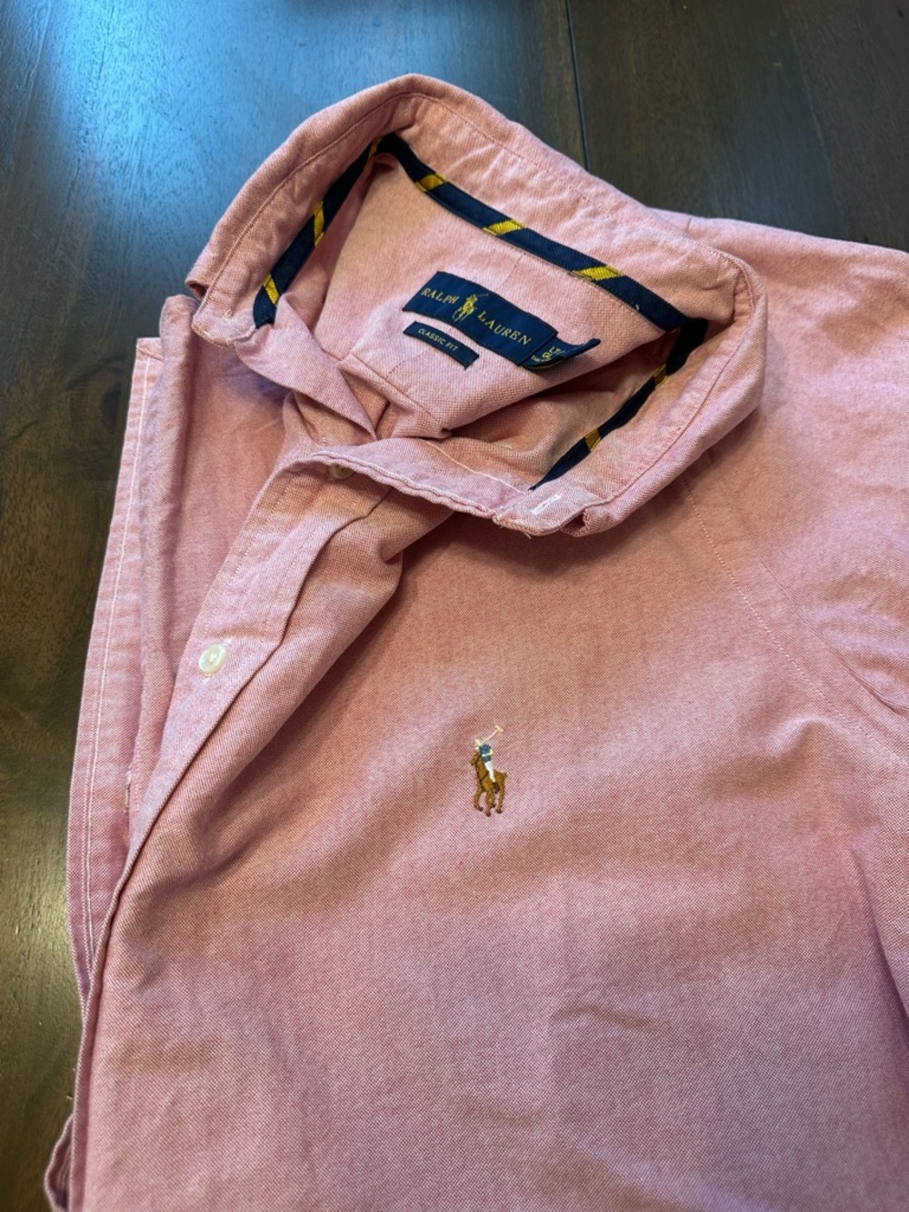 Ralph Lauren Red Cotton Polo Shirt - Men's